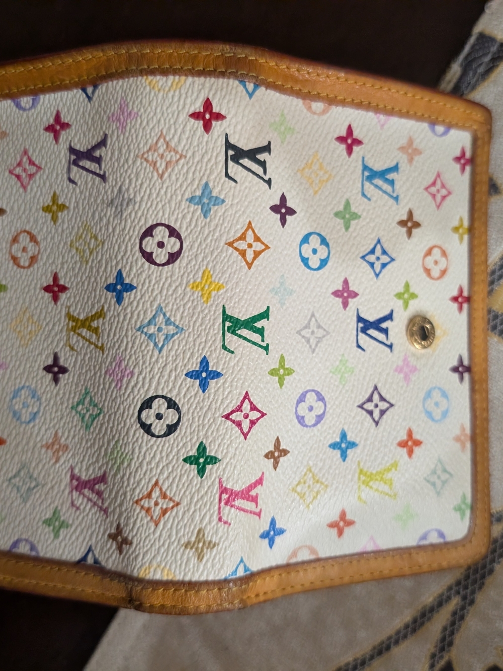Louis Vuitton Murakami Multicolor Monogram French Wallet - Picture 15 of 17